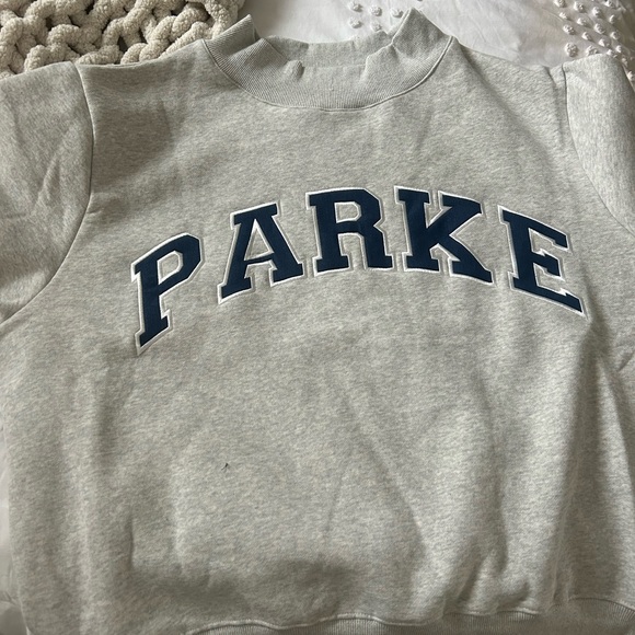 NEVER WORN NEW Parke Varsity Crewneck!! - Picture 2 of 4